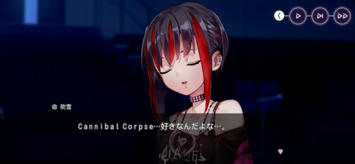 Topa_Topa_He's tweet photo. カンニバルコープスなんて誰が興味持つって思ったじゃん？実は我が青春なんよなぁ⋯（元メタラー）
#ヘブバン https://t.co/xWT6B371DT