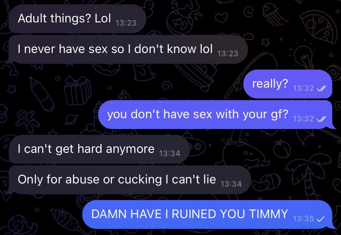 send2skye's tweet photo. timmy accepted his fate, when will you? https://t.co/YzK1APIwMv