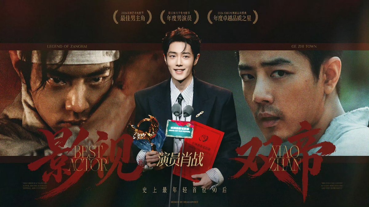 Xiao_Zhan_World's tweet photo. 🏆 Xiao Zhan ranked No. 27 overall in the 2025 TopBrand China Top 500 Brand Figures, and No. 1 in the Arts category! 🔥

Xiao Zhan really has so many achievements to be proud of that some of them somehow go completely unnoticed. 2026 is already almost over, and we’re only just discovering this one now. There’s seriously too much to keep up with. 😂

And just look at the names on this list. It brings together leading figures from all kinds of industries, with the overall ranking largely dominated by entrepreneurs and other major figures in business, technology, science, sports, and public life. Those ahead of Xiao Zhan include people such as Huawei founder Ren Zhengfei, JD. com founder Liu Qiangdong, and Gree Electric chairwoman Dong Mingzhu.

That makes Xiao Zhan’s position at No. 27 overall, with a Brand Figure Index of 1249.75, especially impressive. He isn’t being ranked only against other actors or celebrities here. He is being evaluated alongside influential figures from completely different fields.

And this isn’t a fan-voted popularity ranking. According to the ranking methodology, more than 5,000 influential brand figures, including those from Hong Kong, Macao, and Taiwan, were selected as the sample. Their Brand Figure Index was then evaluated using several indicators, including industry influence, social influence, sense of social responsibility, public image, and public attention, with the top 500 ultimately making the list.

The ranking has been publicly released for 10 consecutive years, documenting the development of Chinese brand figures and the growth of their influence.

One important distinction: this is the main China Top 500 Brand Figures ranking, not the separate China Top 500 Young Brand Figures ranking. The Youth Ranking is aimed at representatives under the age of 40 and uses different evaluation dimensions. Xiao Zhan appears on the main ranking.

Quietly working on his projects, steadily expanding his recognition in China and internationally, and building an influence that goes far beyond the entertainment industry. Xiao Zhan really has become a powerful brand in his own right. ❤️

#XiaoZhan #肖战