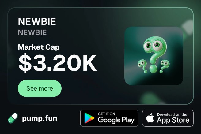 Newbieonsol's tweet photo. 🚨 $NEWBIE 1000X OR NOTHING 🚨

We're still early.

MC 3k.
Small community.
BIG fucking vision. 

WE’RE COMING FOR 1000X.

If you're here before the crowd arrives, you already know what time it is.

💎 HOLD.
📢 SHILL.
🚀 BUILD.

Buy on Pumpfun

https://t.co/8aRO8X9J2C

LFG https://t.co/EDoxgvlT2X