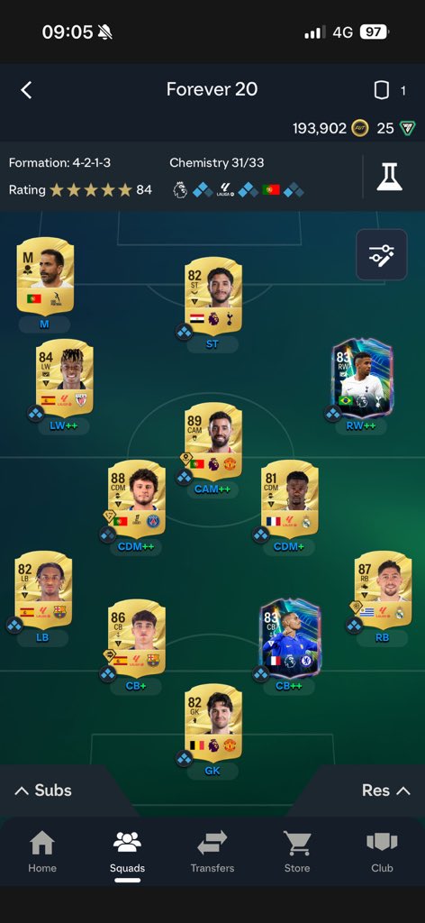 OrigiBall's tweet photo. @FUTBIN #SquadSurgery https://t.co/53YKoyhVlj