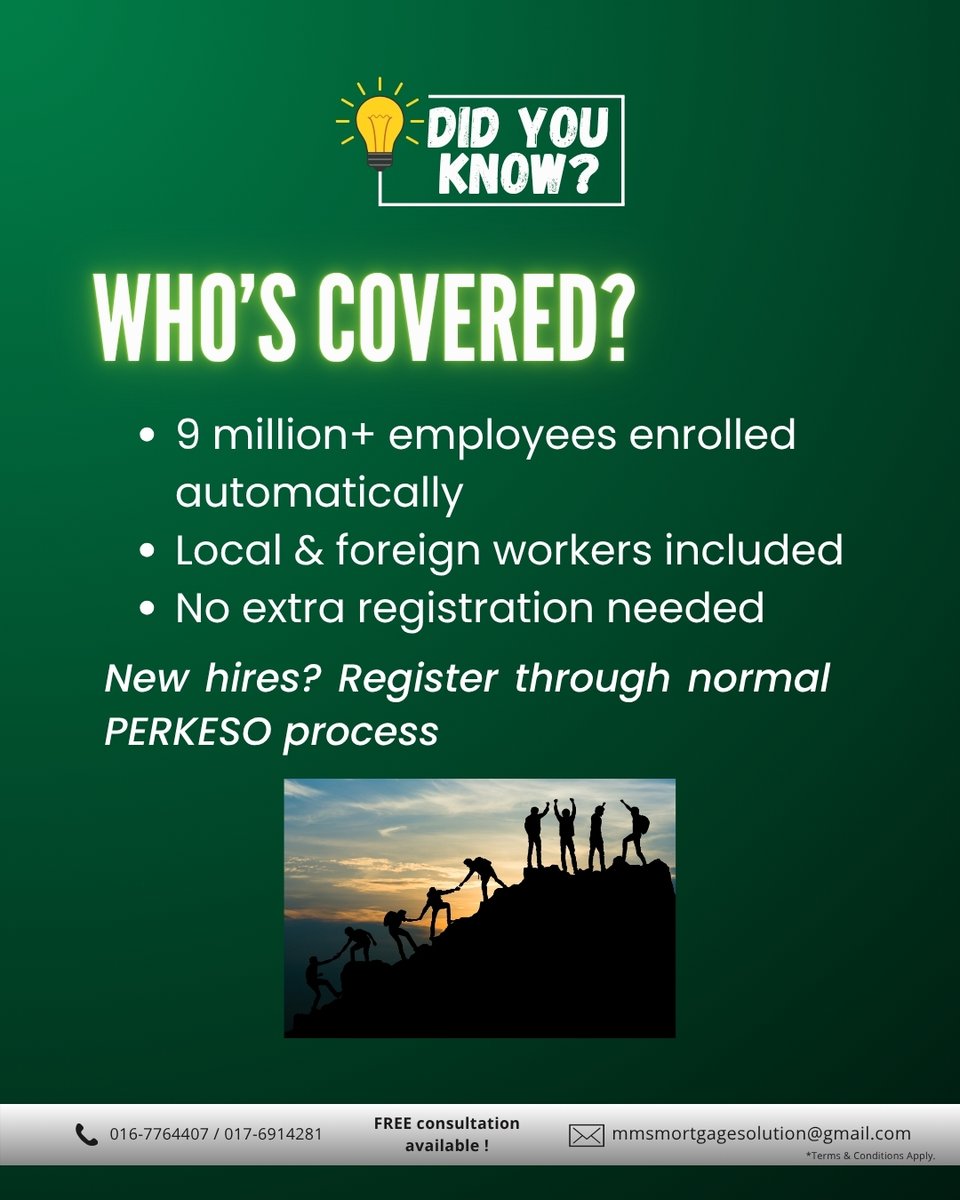 CandyJuvery4h's tweet photo. Most people don’t realise SOCSO only covered them during work hours. From June 2026, PERKESO’s Lindung 24 Jam scheme provides round-the-clock protection, including accidents at home, during personal errands, and on days off. https://t.co/s2szF1SLUv