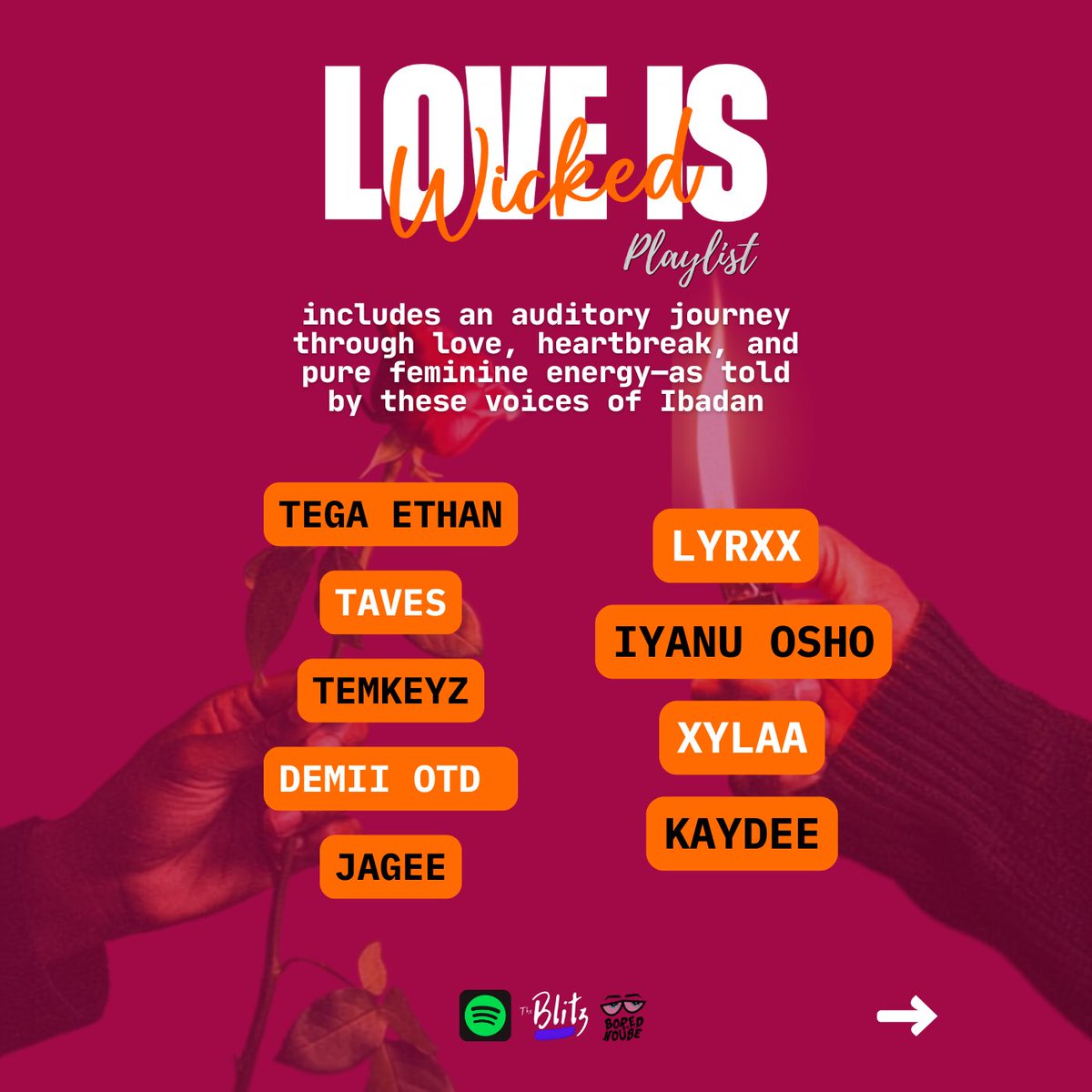 TheBlitzz__'s tweet photo. This is LOVE IS WICKED: A R&B AFFAIR.
Come hear the stories, sing the songs, catch a feeling and maybe relive one or two.
September 24 | Grand Serene Lounge, Iyaganku GRA
Tickets: https://t.co/fwcGfEqW2P
#rnbparty #thingstodoinibadan https://t.co/xYG8QgBTjb