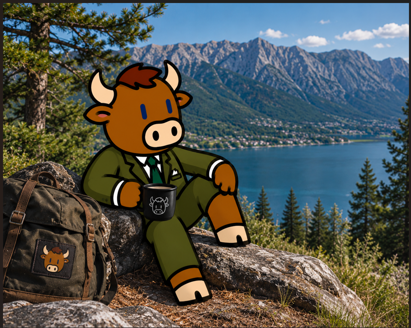 PumptheBull's tweet photo. the bull sees another mountain and starts climbing 🐂⛰️📈 https://t.co/jRsFMpZif0