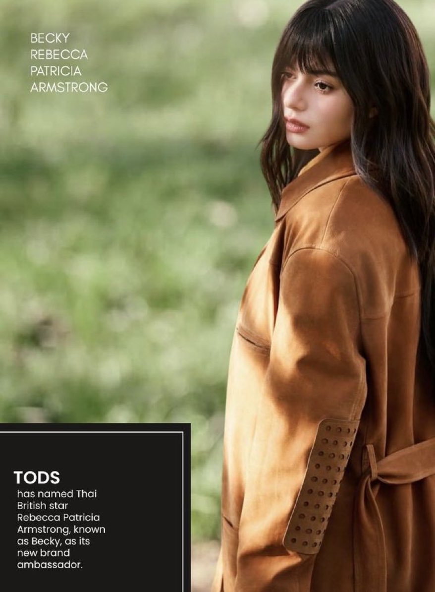 Dino_nong77248's tweet photo. brand ambassador is coming 😎

#todsxbecky 
#tods 
#beckysangels‌ 
#BeckyArmstrong‌ https://t.co/Q7v37icfE3