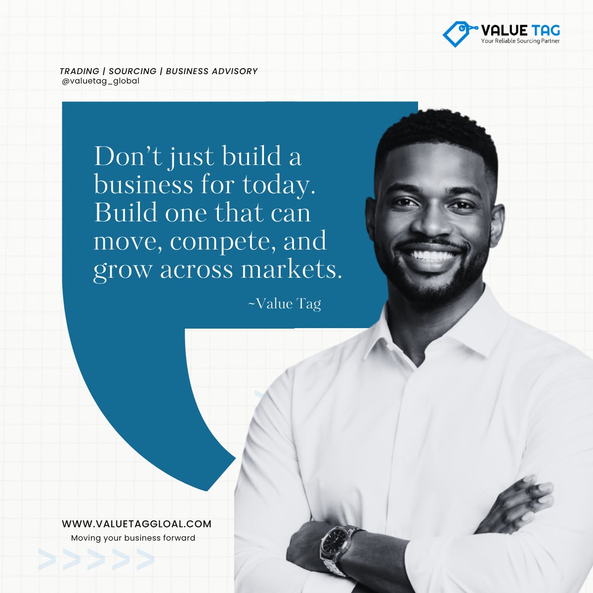 Valuetag_global's tweet photo. A new week, a new opportunity to think beyond today. 🌍

Whether you’re sourcing, expanding, or building new business connections, every strategic move today can create opportunities for tomorrow.

Here’s to building businesses that  are prepared to grow across borders. 📈 https://t.co/5z4ekwmGLu
