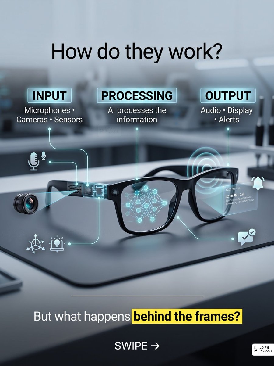 lyfe_place's tweet photo. AI smart glasses are changing how we use technology.👓
But there are also important things to consider, like privacy, battery life, internet connection &amp; accuracy.

👉Read the full guide: https://t.co/e8Zl1pkMPH

Lyfe Place
Live Better, Live Smart

#aismartglasses #ai #lyfeplace https://t.co/SQwMcuFDIr