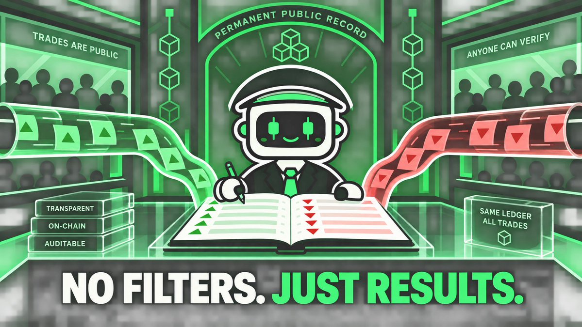JevBotApp's tweet photo. Most trading accounts show you the winners and quietly bury everything else.

$JEVBOT publishes the complete record.

Green trades. Red trades. Every answer. Every receipt.

No filters. No rewritten history. Just results.

https://t.co/wJ4ayCslLV https://t.co/HSW5VS5mu4