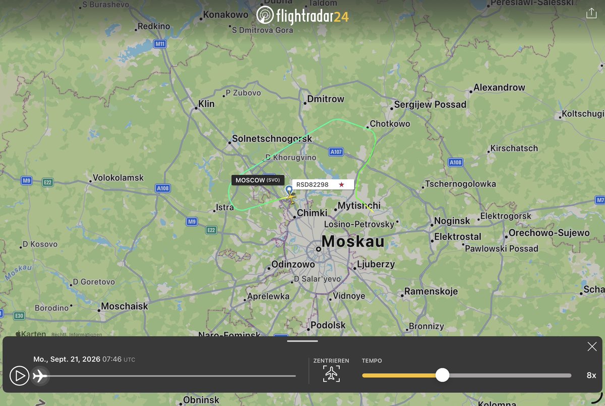 holgidaun's tweet photo. Special Flight Squadron Tu-214PU-SBUS RA-64529 #14FC11 als RSD82298 Flug von Sheremetyevo nach Chkalovskiy
@thereccelizard
@Borrowed7Time
@IntelNightOWL https://t.co/0RV9xcmFIa