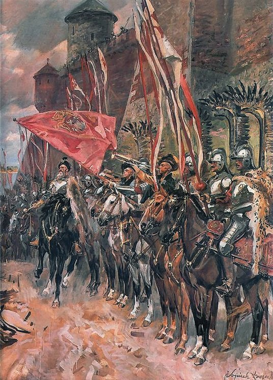 RuchNarodowy's tweet photo. 416 lat temu, w nocy z 20 na 21 września 1610 roku, wojska Rzeczypospolitej pod dowództwem hetmana Stanisława Żółkiewskiego wkroczyły do Moskwy❗️

Narody, które pamiętają tylko klęski, przestają wierzyć we własne siły. Zwycięstwa trzeba czcić, bo one w naszej długiej historii zdarzały się często.