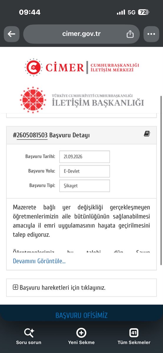 Sema1082169's tweet photo. @talatyavuz29 Talat Bey, il emri için sizlerden destek bekliyoruz. Milli Eğitim Bakanlığı’na resmi bir talepte bulunmanızı rica ediyoruz. 🙏🏻 
@talatyavuz29 
@EgitimBirSen https://t.co/zGb8gnpahe