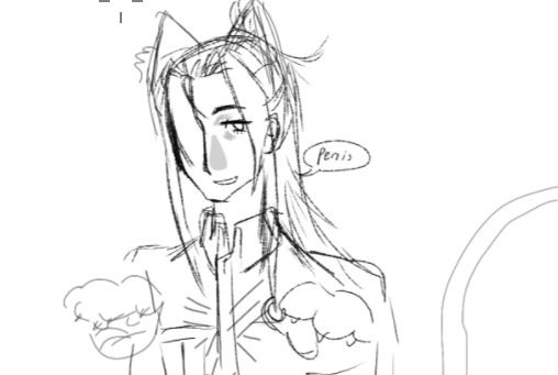 RK5_N0's tweet photo. some stuff i drew on magma with friends 💜 mariam drew boobs on karias and takeo. and roxy was moemaxxing. https://t.co/inTy4C5h3X