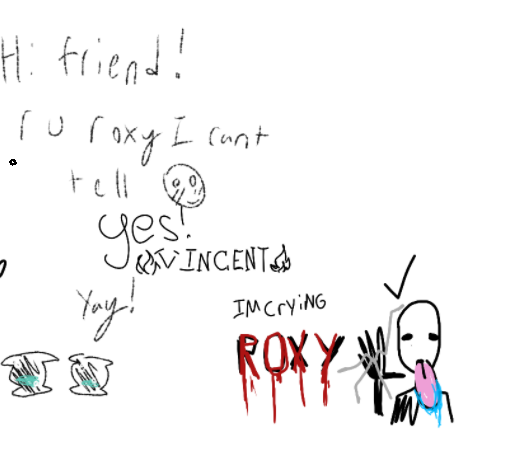 RK5_N0's tweet photo. some stuff i drew on magma with friends 💜 mariam drew boobs on karias and takeo. and roxy was moemaxxing. https://t.co/inTy4C5h3X