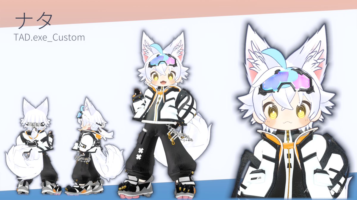 TAD_exe_VRC's tweet photo. そしてなんやかんやありまして現在のまめひなたはこうなりました
結構色々弄った上でやっと固まった改変なのでお気に入り https://t.co/3IZaYLqPBB