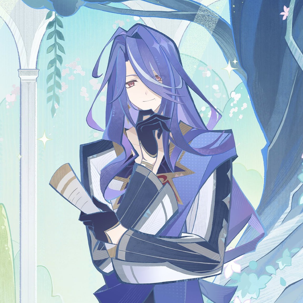 KhaenriahCEO's tweet photo. [Genshin 7.1 preload spoilers]

WHY TS ALWAYS HAPPENS WHEN IM SLEEPING! 

GOOD MORNING HROPTATYR HAS A MOLE AND HIS EYES ARE RED??? AND PIERRO ACTUALLY LOOKS GOOD WTH😭 https://t.co/uQ2B3xvl9S