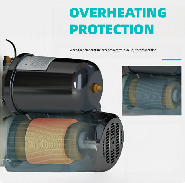 Larissapumps's tweet photo. Auto self‑priming booster pump, max head 60m, with overheat protection. For home &amp; farm irrigation. Bulk order available.#BoosterPump #WaterSolution https://t.co/ZlieXN9Lae