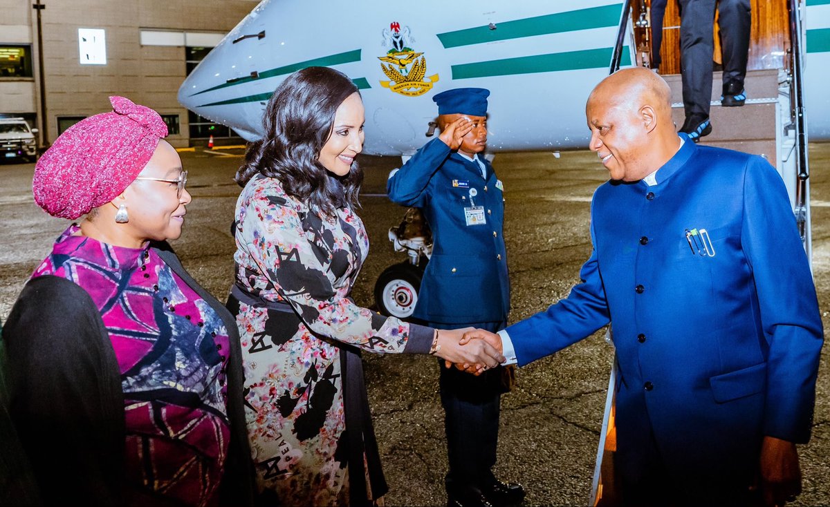 officialSKSM's tweet photo. Vice President @KashimSM has arrived in New York, United States, to represent President @officialABAT and lead Nigeria’s delegation to the 81st Session of the United Nations General Assembly (UNGA).

VP @KashimSM said Nigeria’s engagements at the global gathering will be guided by the country’s national interest, commitment to multilateralism and President @officialABAT’s consistent advocacy for reforms of global institutions to reflect contemporary economic and demographic realities.

“Our message in New York is clear: Nigeria believes in multilateralism, but the institutions that govern our world must become more representative, equitable and responsive to the realities of today,” Senator @KashimSM said.

“We will engage our partners firmly from the standpoint of Nigeria’s national interest, while advancing President @officialABAT’s call for a global system that gives developing countries a stronger voice and a fairer opportunity to prosper.”

#UNGA81