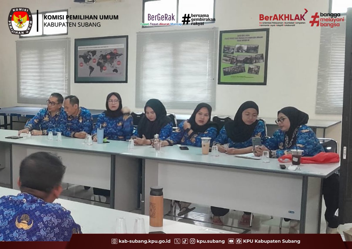 KpuSubang40202's tweet photo. #TemanPemilih, KPU Kabupaten Subang pada Kamis (17/09/2026) mengikuti kegiatan Sosialisasi Pencegahan Kekerasan Seksual di lingkungan Komisi Pemilihan Umum, KPU Provinsi, dan KPU Kabupaten/Kota Tahun 2026.

@KPU_ID 

#KPUMelayani https://t.co/rEM1D7uQcy