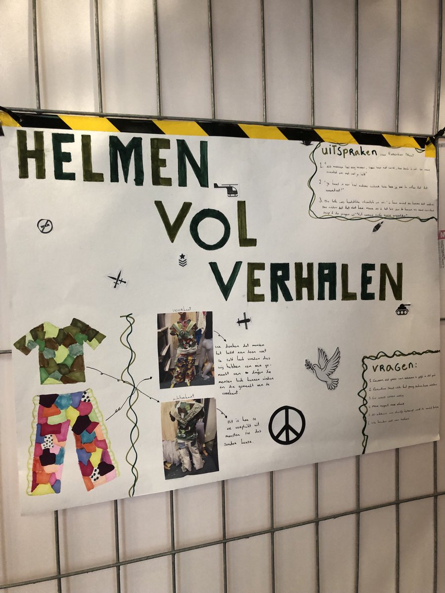 AmyvanSon's tweet photo. Geïnspireerd op #ReUniForm door de leerlingen van Gymnasium Bernhezer te zien in @Laverhof in Heeswijk Dinther Noord Brabant #MeeOoMissie #HelmenVolVerhalen https://t.co/PjF8VoUdkV