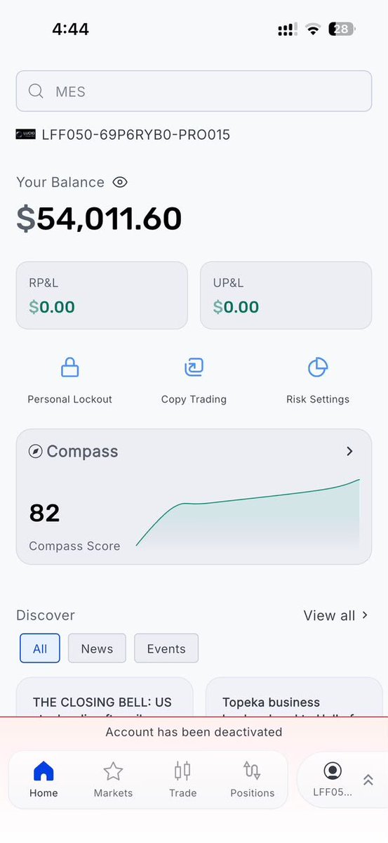 PropFirmShinobi's tweet photo. 🚨 LUCID TRADING — 5 ACCOUNTS PAUSED, $10K PAYOUT NOW STUCK

Tamilselvan Amir @t_a_m_i_l  says he completed the required 5 profitable days across his 5 funded accounts and was ready to request a $10,000 payout.

Instead, he says the accounts were paused and he was asked to complete KYC again.

After submitting his passport, he says Lucid later accused him of “cross-user coordinated trading.”

Tamilselvan denies intentionally coordinating trades with another Lucid user.

Lucid User ID: LT-63HR53NI

He is asking @TradingLucid to restore his 5 accounts and process the $10,000 payout.

He also shared a screenshot showing the account later marked “Account has been deactivated.”

Trader’s side is clear: he wants the accounts restored and the payout processed.

@TradingLucid — what happened here?

#LucidTrading #PropFirm #PropTrading #Payout #PropFirmShinobi