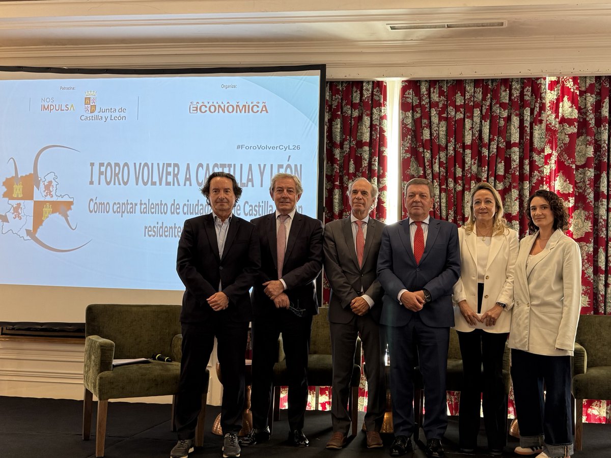cyleconomica's tweet photo. 59 castellanos y leoneses retornan en 2025 a la región a través del programa #Volver de @jcyl
https://t.co/z0Yr26zn38 #ForoVolverCyL26  @luismiggago @feleleon @ccomercioleon @InsudPharma  @RAnderez https://t.co/YdqsK8XmBK