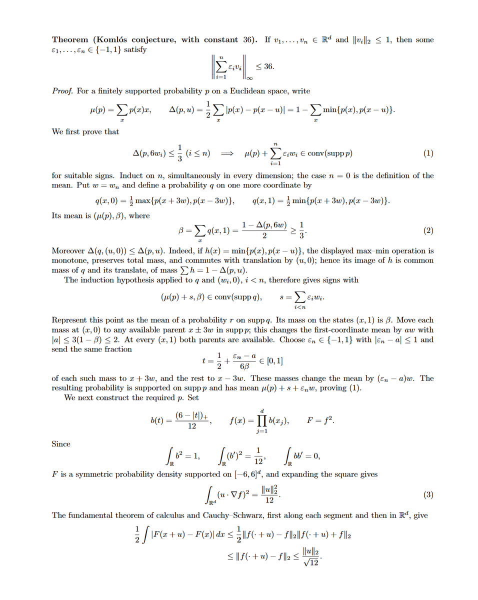 DmitryRybin1's tweet photo. Wait, Komlós conjecture got solved and there is now a ~1 page proof?

https://t.co/g9mx6BKh9v
https://t.co/W5UA3Z4KYP https://t.co/6pFOoLf4I3