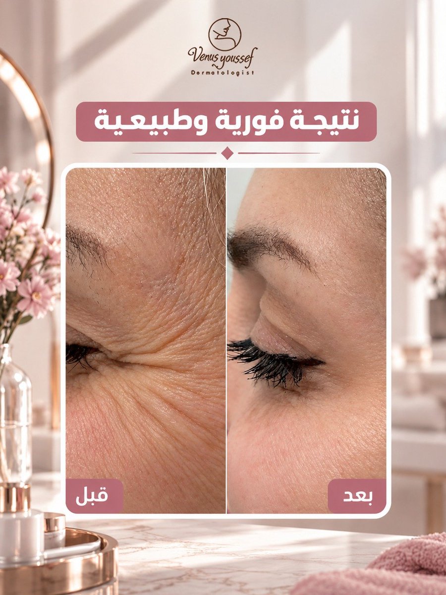 VenusYoussef's tweet photo. نتيجة فورية وطبيعة. 
#حقن_البوتكس 
#تجاعيد_الوجه 
#بشره_نضره 
#اكسبلور_explore https://t.co/dMx5pBUysi