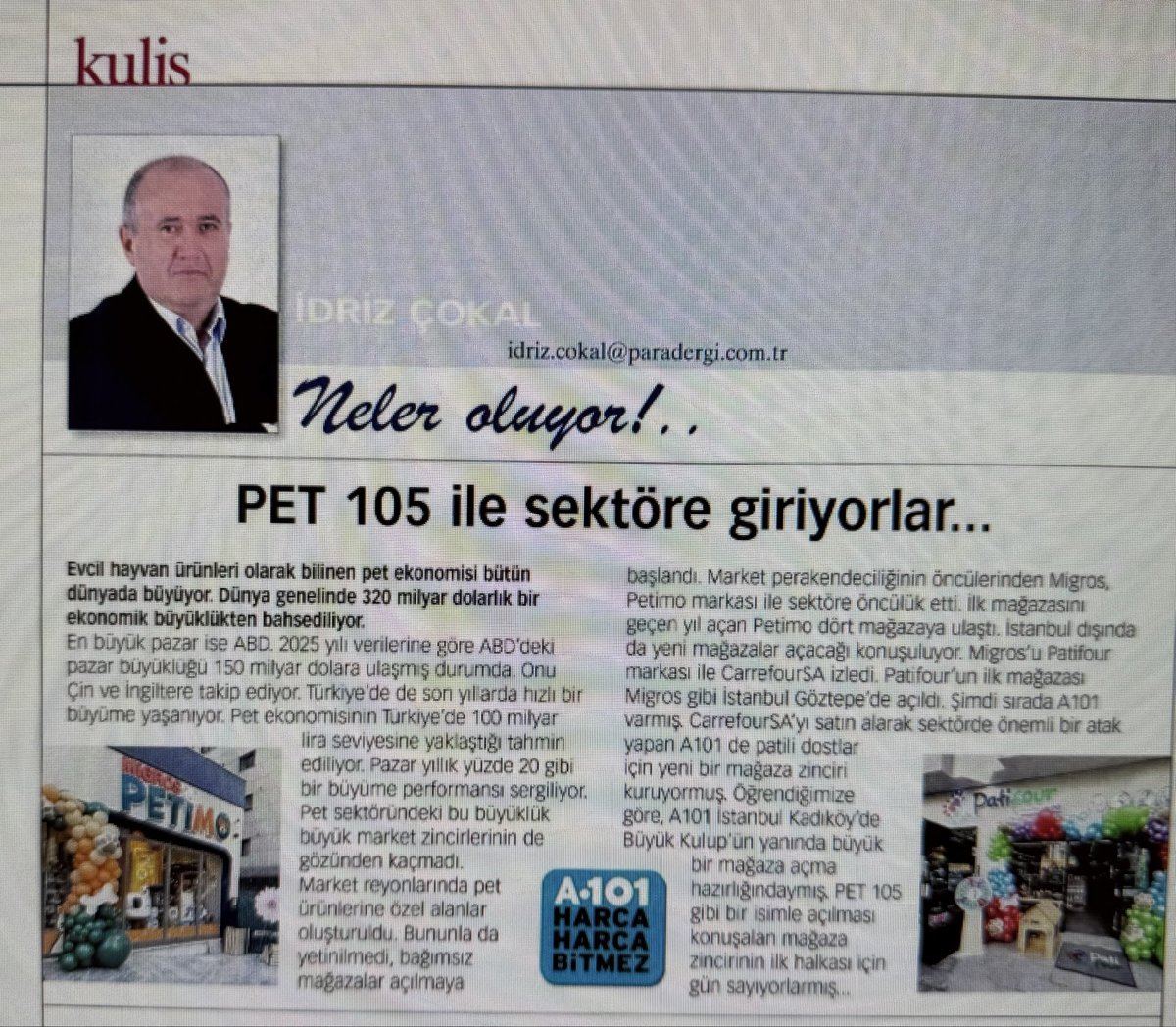Big_Baskan's tweet photo. #crfsa 
Hayırlı olsun bu sektöre de giriş yaptı #A101 #mgros https://t.co/W3kTI0unVT