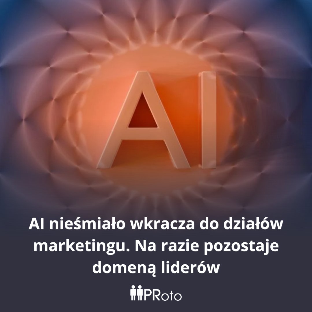 PRoto_pl's tweet photo. 🤖 AI przyspiesza pracę marketerów, ale jeszcze nie zmienia sposobu działania zespołów.
📊 Raport Constans i Polskiej Organizacji Reklamodawców pokazuje, jak dziś AI wykorzystywana jest w 34 największych firmach reklamujących się w Polsce.
🔗 https://t.co/C1I6nCF6sE https://t.co/wyfdKogNjn