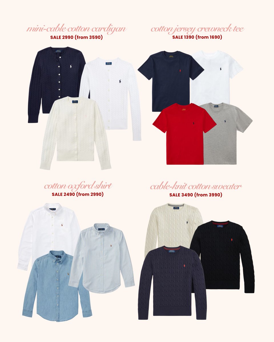 miffybrandy's tweet photo. polo ralphlauren 💌🧚🏻‍♀️ usa sale 
นานๆทีจะเซลล์ค่า ไซส์มีไม่ครบนะคะ มัดจำ 500/ต่อตัวค่ะ ( มีต่อในเธรดนะคะ ) https://t.co/0hrdu8zz7X