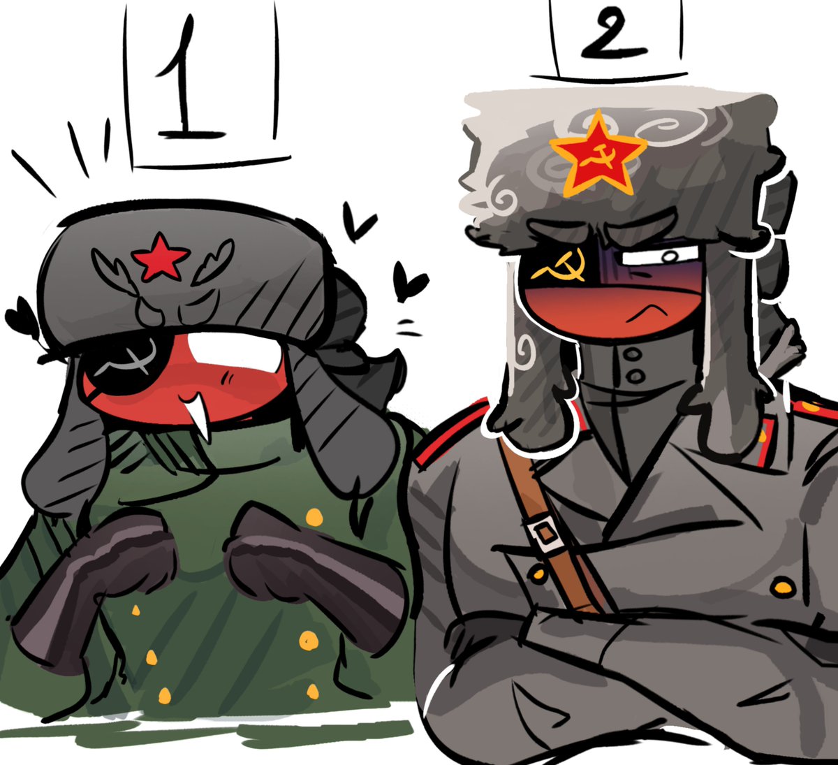 _the_333_'s tweet photo. "I miss the way u drew #Soviet"
It didn't go anywhere I can still draw in that art style 👉👈
#countryhumans #chtw https://t.co/gAaF0mvrTL