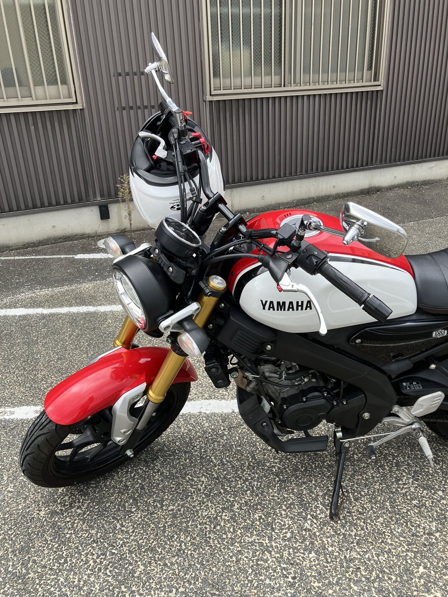 KF5P25T's tweet photo. 1年点検。もう #リターンライダー とは言えないかな。
#XSR155 https://t.co/C7IhvXlFyP