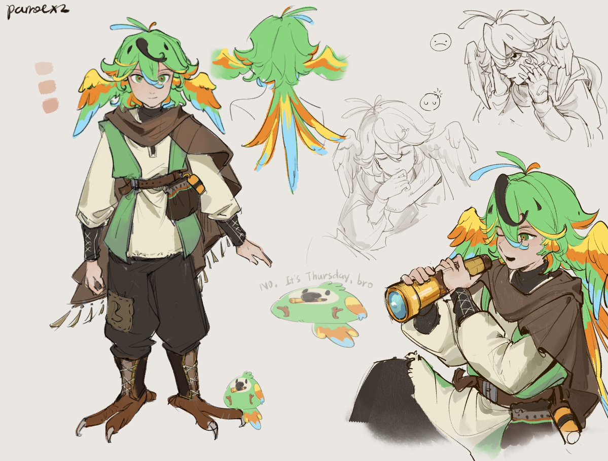 Muzhaoxo's tweet photo. #Parrotx2fanart
🦜
（正在和…斗智斗勇） https://t.co/OqwVHtL3oe