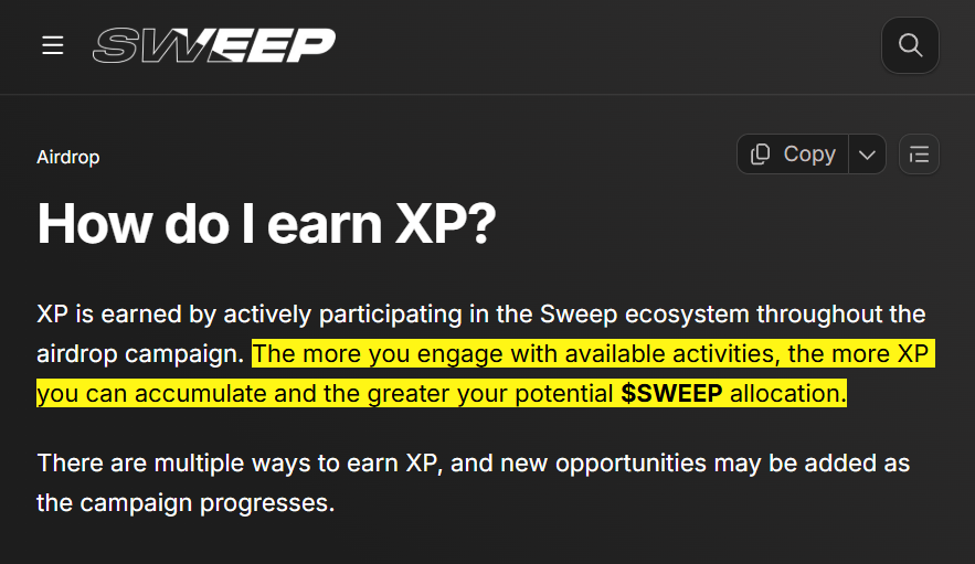 CryptoGurujiOG's tweet photo. Sweep: FREE $SWEEP Token Airdrop 🚀

@SweepGlobal is running multiple campaigns with cash rewards + $SWEEP token airdrop.

If you’re looking for an easy free opportunity, this one is worth checking.

You can claim an instant $7 free balance 👇

Step 1: Sign up, claim $7 & join $SWEEP Airdrop

• Visit: https://t.co/juffnQBZId
• Sign up & verify your email
• Click “Join the Airdrop”
• Complete the KYC task first
• Complete all available tasks
• Go to Menu → Promotions
• Redeem code GALXE3 for $3
• Redeem code ZEALY1 for $1
• Redeem code CLOUDQUEST3 for $3

Step 2: Join the Galxe $100K Campaign

• Visit: https://t.co/pRnsEmcUVM
• Open Galxe Settings
• Link the same email used on Sweep
• Complete all available quests
• Claim your points
• Complete the 3rd task daily to earn 5 points

Top 500 users will be rewarded based on Galxe quest points after October 15.

Rewards 👇

➜ 1st: $2,500
➜ 2nd: $1,000
➜ 3rd: $500
➜ 4th–10th: $400 each
➜ 11th–100th: $330 each
➜ 101st–250th: $240 each
➜ 251st–500th: $110 each

Step 3: Join the Zealy $10K Campaign

• Visit: https://t.co/xgkVU8ALuI
• Open Account Settings
• Select Linked Accounts
• Link the same email used on Sweep
• Complete all tasks to earn XP
• Complete daily & weekly tasks

Top 250 users will be rewarded based on their Zealy XP at the end of the campaign.

⏯️ Complete Video Guide: https://t.co/OF63iobZ0i

📢 Follow @CryptoGurujiOG for regular updates
