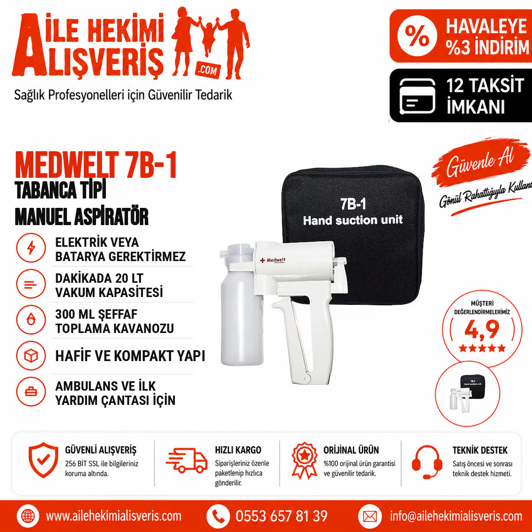 drfsdere's tweet photo. Medwelt 7B-1 Manuel Cerrahi Aspiratör: elektrik/batarya gerektirmez, dakikada 20 lt vakum, 300 ml şeffaf kavanoz. https://t.co/YD1fZo2BQe #ManuelAspiratör #CerrahiAspiratör #Medwelt #Medwelt7B1 #MedikalCihaz https://t.co/cwkb5ErpCm