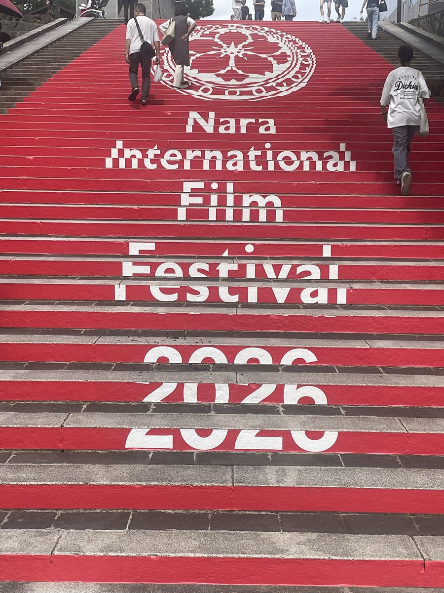 tassyu's tweet photo. こんばんは！なら国際映画祭2026開幕しましたね！オープニングセレモニーと1作品観てきました！「袖ふりかえしても」すごく良い作品でした〜！明日の夜は、ナランデブーありますね〜！　＃ミシマカメラ　＃なら国際映画祭 https://t.co/1JK2e4C3CD
