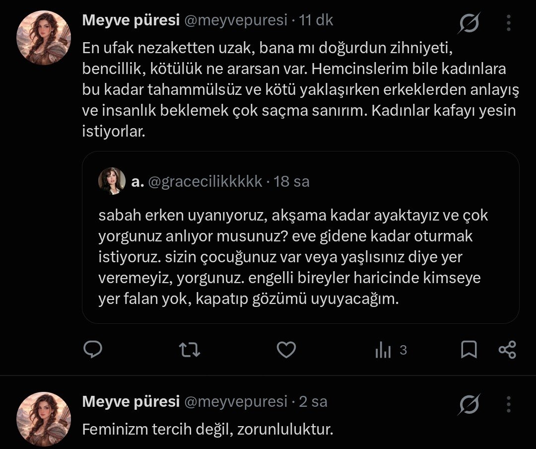 rubybyura's tweet photo. @meyvepuresi @Yildizqw34 erkeklerden anlayış ve insanlık beklemek çok saçma.  Senin de pek farkın olmadığı için destek vermen normal meyve püresi https://t.co/ogYnjPs5Qn