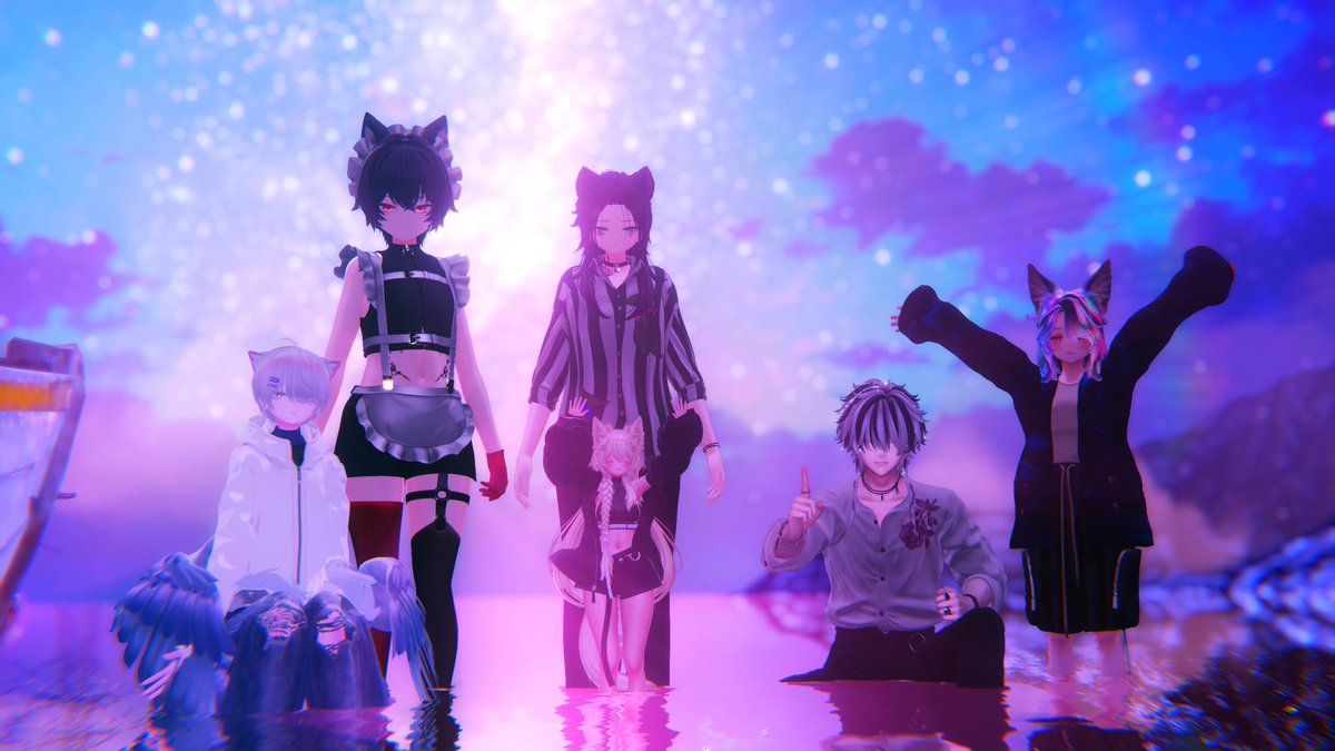 ceovrc's tweet photo. 遊び&amp;写真撮りたすぎて集まってもらった写真
ありがと〜！
#VRChat https://t.co/hzFPg6HjhT