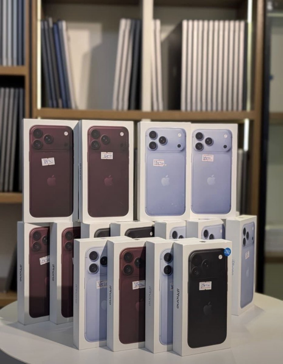 cyrex_gadgets's tweet photo. 18series Available!!! Brand New Sealed | IPhone 18pro | 256GB | Factory Unlock | ESIM - 2,400,000
18promax | 256GB | ESIM - 2,780,000

iPhone Air 🇺🇸 | Factory Unlock | ESIM 256GB - 1,150,000.     512GB - 1,300,000.    1TB - 1,400,000

UK Used Google Pixel 8 Pro | 256GB | 570,000 https://t.co/fxu0KCCMbp