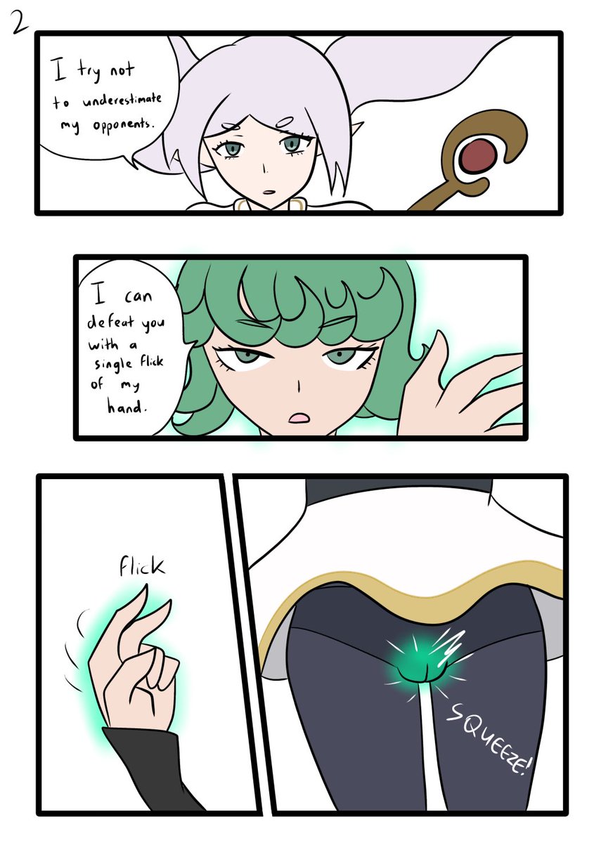 raifuri_'s tweet photo. Frieren Vs Tatsumaki
(a bit of an old post that would've become lost media..!) https://t.co/D6Jr6q7odf