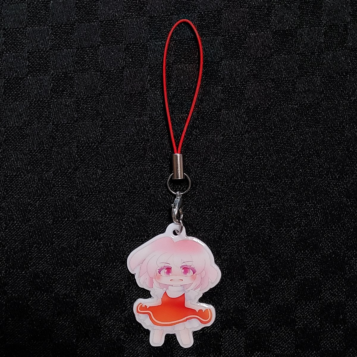 chokkkin's tweet photo. サラストラップを作ってみました。
#東方旧作 #東方怪綺談 #サラ #ストラップ #手作り https://t.co/O8wFb9t0O4
