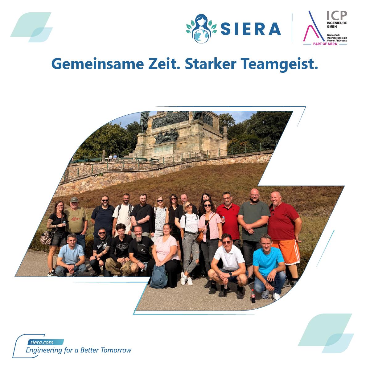 sieraalliance's tweet photo. Ein Tag für gemeinsame Momente: Mitarbeiter von ICP Ingenieure GmbH – Teil von SIERA– verbrachten einen abwechslungsreichen Betriebsausflug in Rüdesheim. Danke an alle, die ihn besonders gemacht haben!
@TucherVon
#SIERA #Teamgeist #EngineeringforaBetterTomorrow https://t.co/bdM5ZSf8up