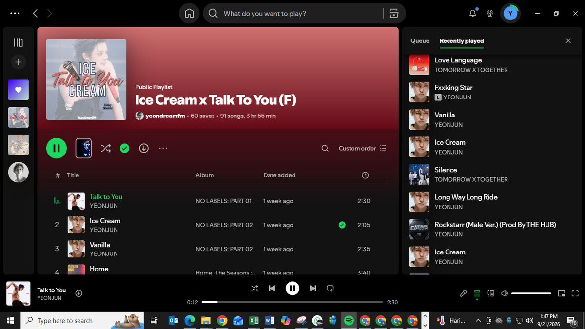 acceptxt's tweet photo. 🍦 ICE CREAM TO YOU!
#IceCreamxTalkToYou
#WeAllStreamForIceCream
#StreamForYeonjun
#YEONJUN #연준 #ヨンジュン https://t.co/UvQA4n0AQU