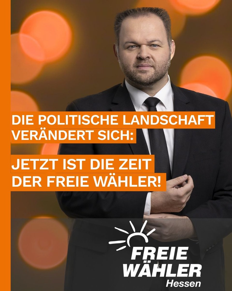 FWHessen's tweet photo. Engin Eroglu: Die politische Landschaft verändert sich – jetzt ist die Zeit der FREIE WÄHLER!
https://t.co/R5ViCFmYu5
#FreieWähler #Hessen #Landtagswahl #MecklenburgVorpommern #Berlin #Wahlsonntag #Politik #Wahlen #Berlinwählt #Hochrechnung #orangepower #AnpackenfürHessen https://t.co/ZPXw0J6hoB