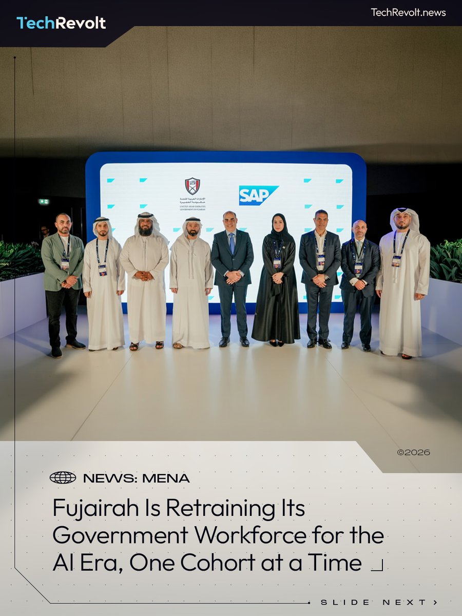 luquinhalapleto's tweet photo. Most governments buying AI focus on the software. Fujairah is starting with the people who have to run it. The emirate just launched SAP's Young Professionals Program, pulling employees from across government departments into training on Business https://t.co/aatgzvtXFJ