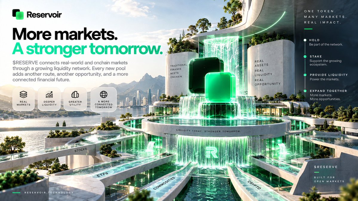 ReservoirOnRH's tweet photo. A swap should show you where your trade is actually going. $RESERVE is designed to compare available routes, surface the path, and let live markets compete for the trade instead of hiding the mechanics. https://t.co/5Ju3DrR9Ml