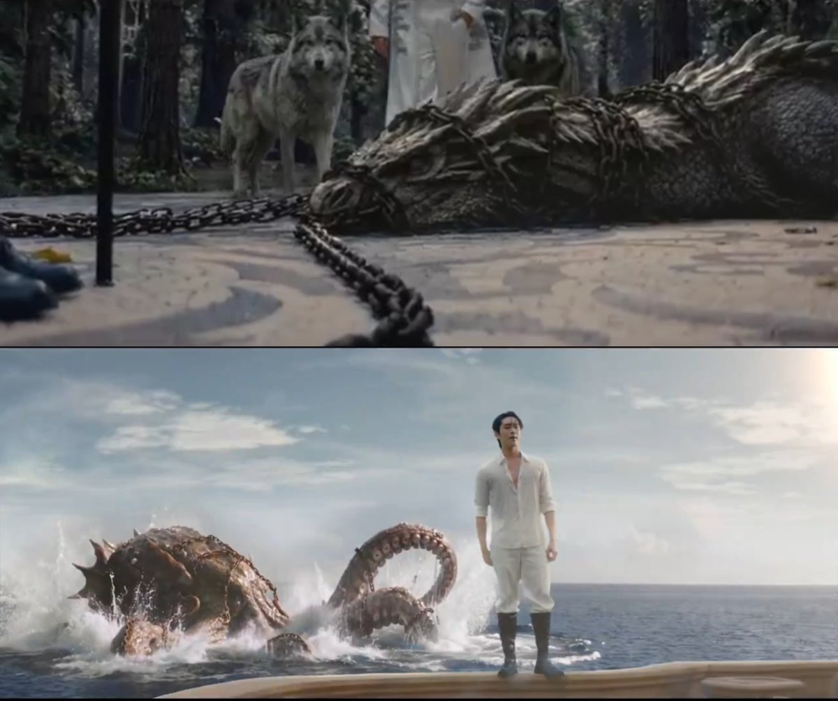 Chin_KameJesse's tweet photo. วิลเลี่ยมล้ม Norse Dragon เอสล้ม Kraken
เดือดว่ะ คนหนึ่งเป็นใหญ่ในผืนดินอีกคนเป็นใหญ่ในผืนน้ำ
ถ้ามังกรในสตร.ของวิลเลี่ยมไม่ใช่ตำนานนอร์สแต่เป็น GOT งั้นวิลเลี่ยมก็คือ Jon snow แล้วหมาป่าข้างๆ คือ Dire wolf จบละ ฟิน https://t.co/xmoaKDUu83