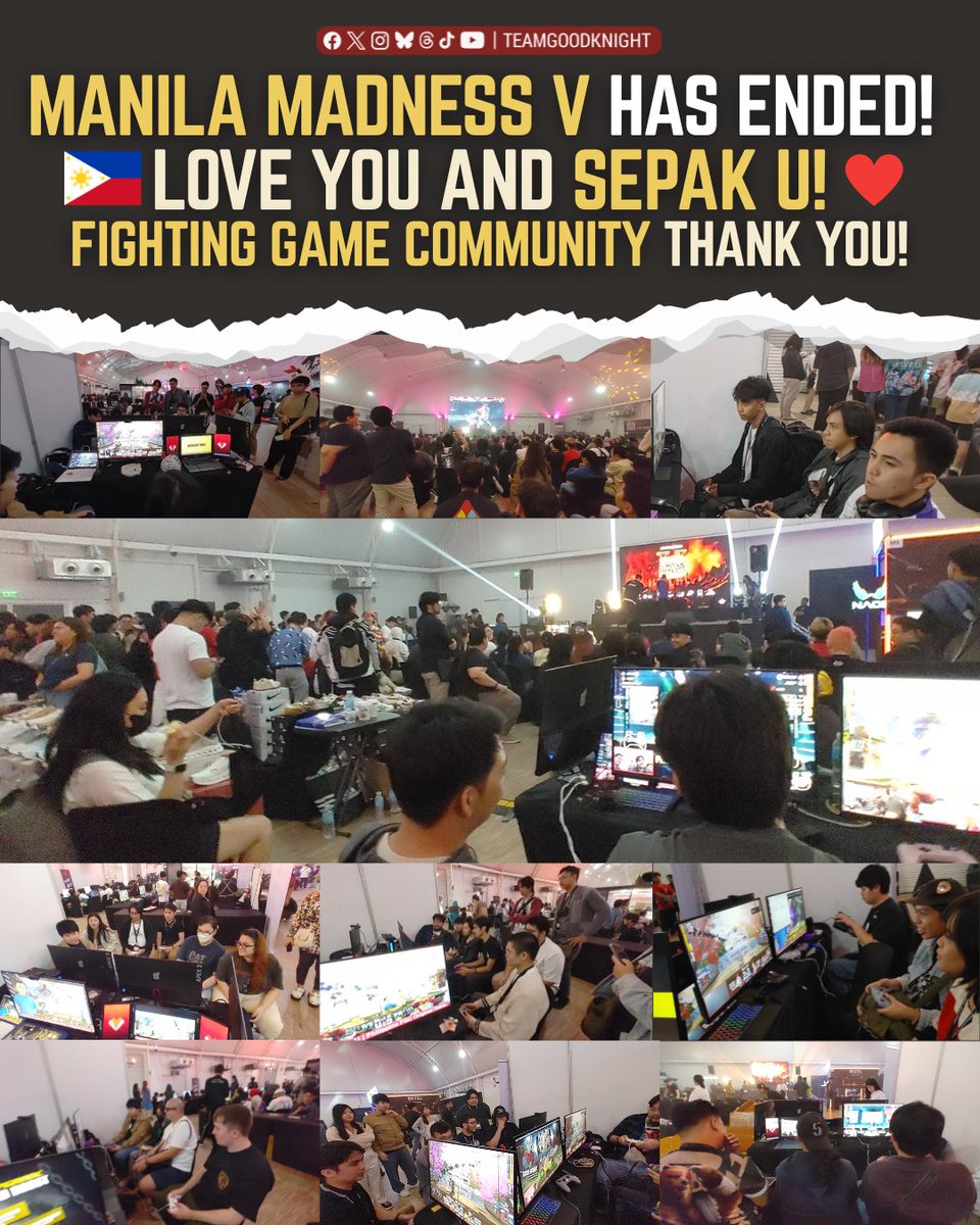 TeamGoodKnight's tweet photo. Thank you everyone! What a great weekend!~
Sepak U is a 🇵🇭 Fighting Game Community Original Game and proud of it! The love goes around!
#indiegame #gamedev #fgc https://t.co/x9LGIXPqoA