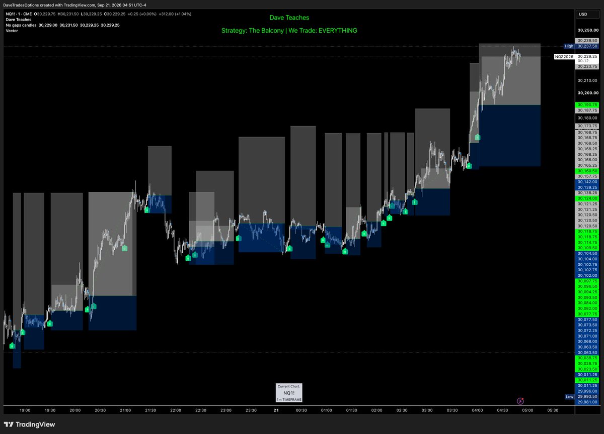 DaveTradesOpts's tweet photo. There were 18 entries on $NQ from Asia to London ranging 1r to 7r and we haven't even gotten to Monday's NY Open.

15 Ws and 3 Ls with Vector

Somewhere out there is a mentor telling people not to trade Sunday Open, Mondays or The Asian Sessions LOL https://t.co/Wz3JYRR7Mm