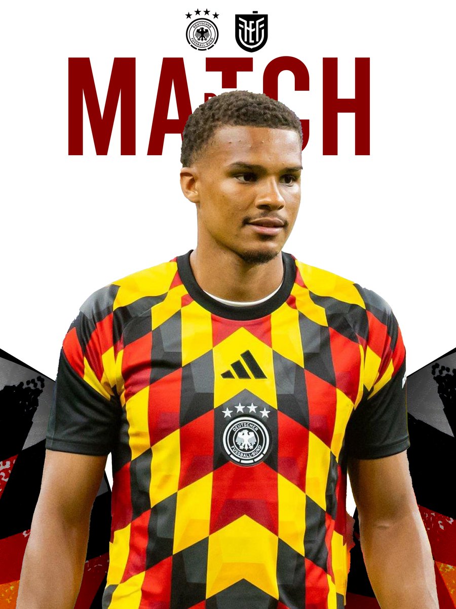 olivejon's tweet photo. MATCHDAY 🇩🇪⚫️⚪️
Tonight Nick Woltemade and Malick Thiaw plays their final World Cup group stage game as Germany face Ecuador at 9pm! You can watch this match on BBC 1 or BBC IPlayer! • https://t.co/VxcEg0vWZF